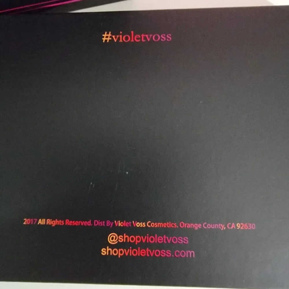 Violet Voss Pro Eyeshadows Hashtag # Palette New in Box